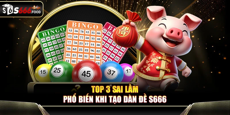 Những sai lầm kèm cách khắc phục khi tạo dàn đề S666